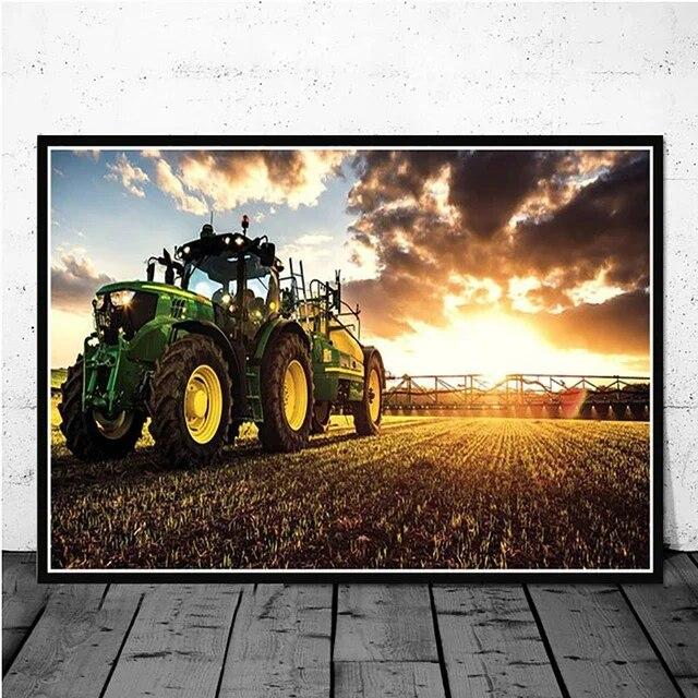 

Современный фильм трактор ферма промышленность холст картина плакат эстамп настенная художественная картина для гостиной украшение дома Cuadros 21cm×30cm NoFrame