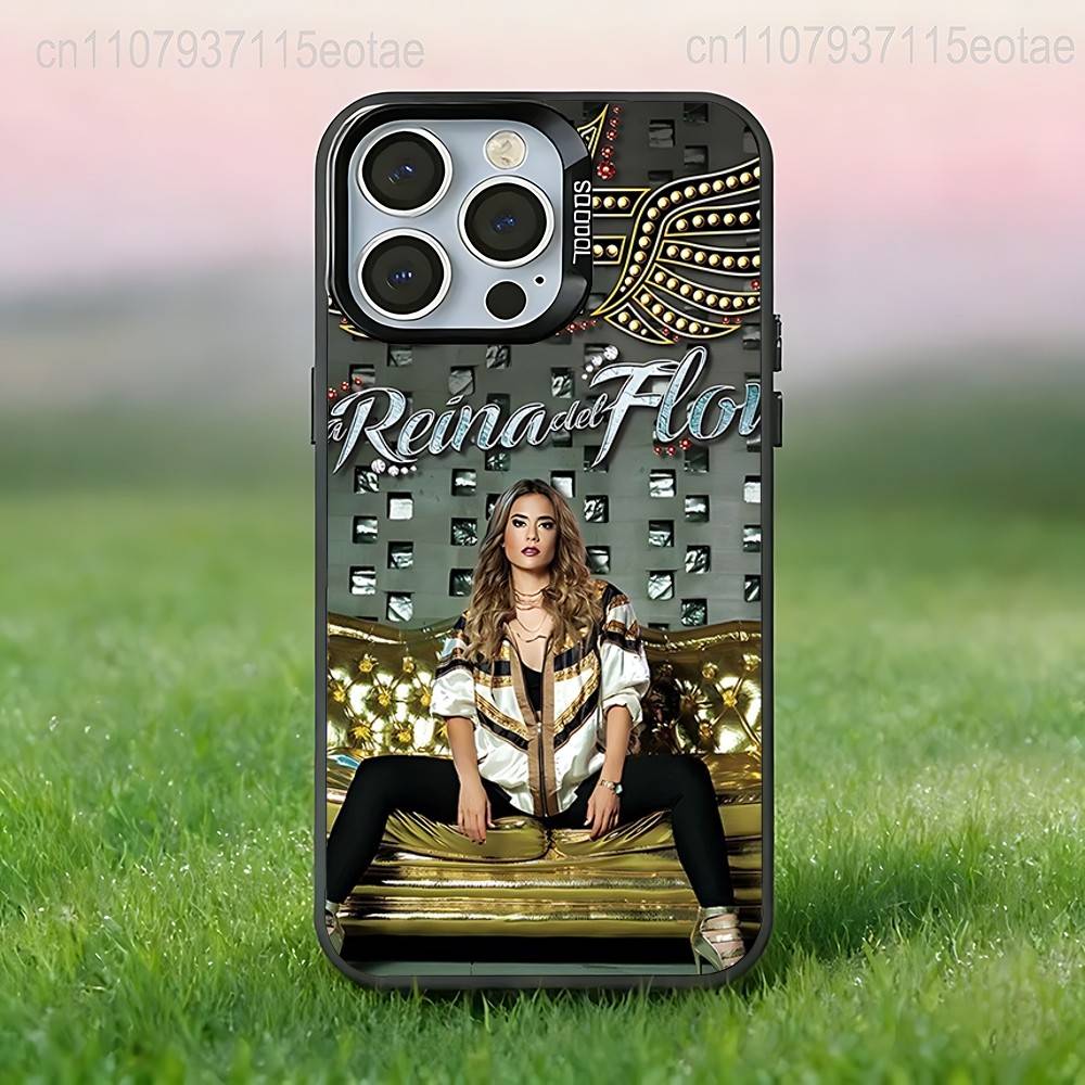 Queen of Flow La Reina Del Flow  Phone Case For iPhone 17,16,15,14,13,12,11,Pro,Max,Plus,E,Air,Mini Black IMD Cover