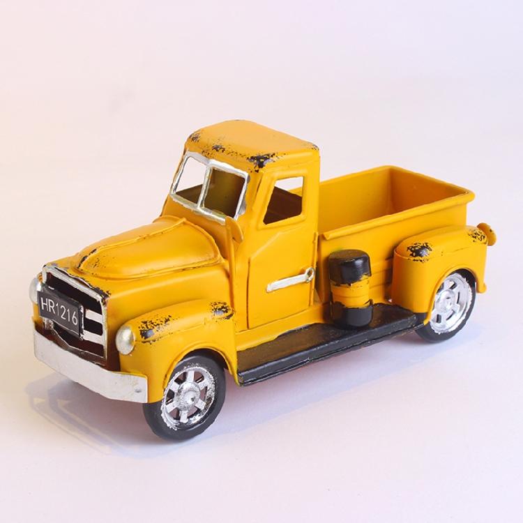 Vintage Truck Decor Resin Trucks Planter Antique Rustic Car Desktop Decoration