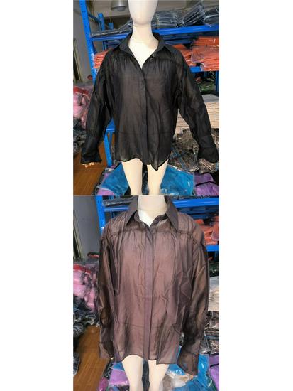 Moda Autunnale Donna 2026: Camicia a Manica Lunga Monocolore con Revers Ampio Stile Europeo & Americano