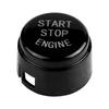 Car Engine One Button Start Button for BMW F30 3 Series F Disk Bottom without Start&Stop Black