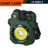 Rechargeable Hook Outdoor Emergency Camping Lamp,Super Bright Portable COB Flashlight,SOLAR CHARGING Torch,5 MODES.Magnetic