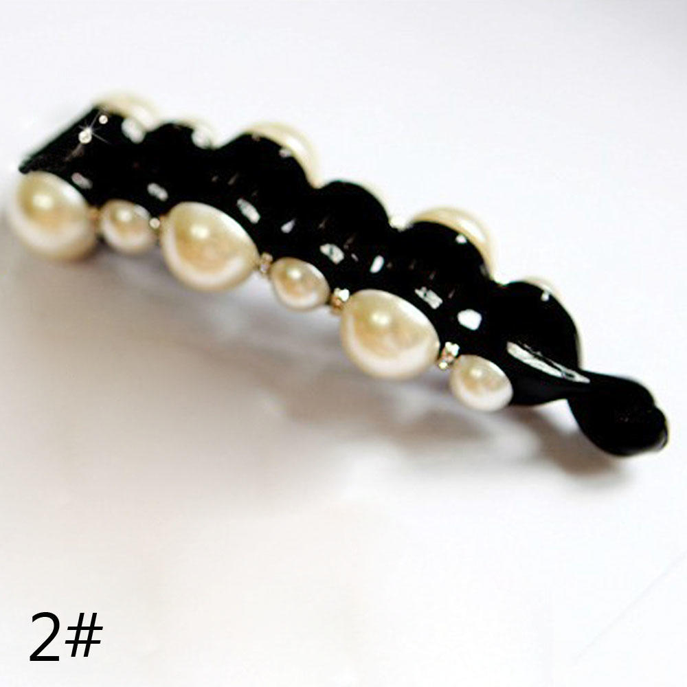 Dame Mädchen Haarspange Clamp Claw Haarklemme Haarschmuck Zopf 1 Haarklemme