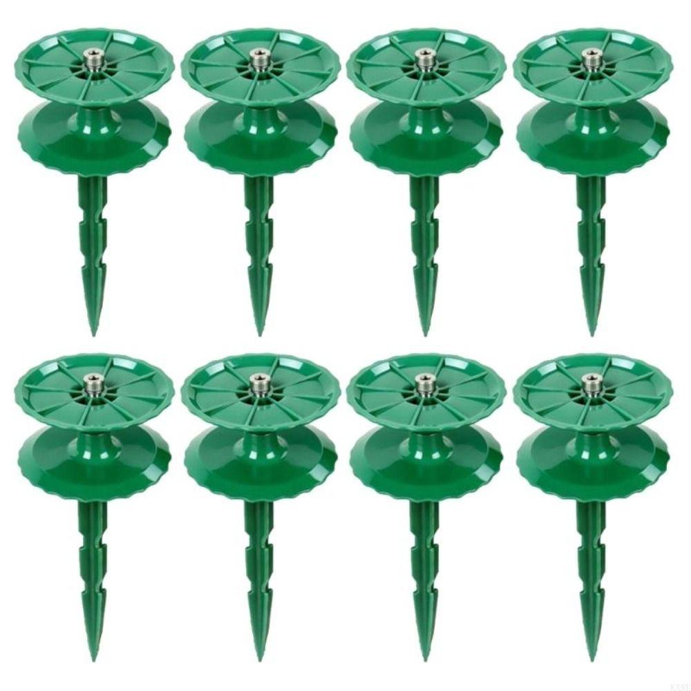 2Pcs ABS Garden Hose Guide Stake Green Hose Guide Wheel Hose Guide Holder  Garden Irrigation