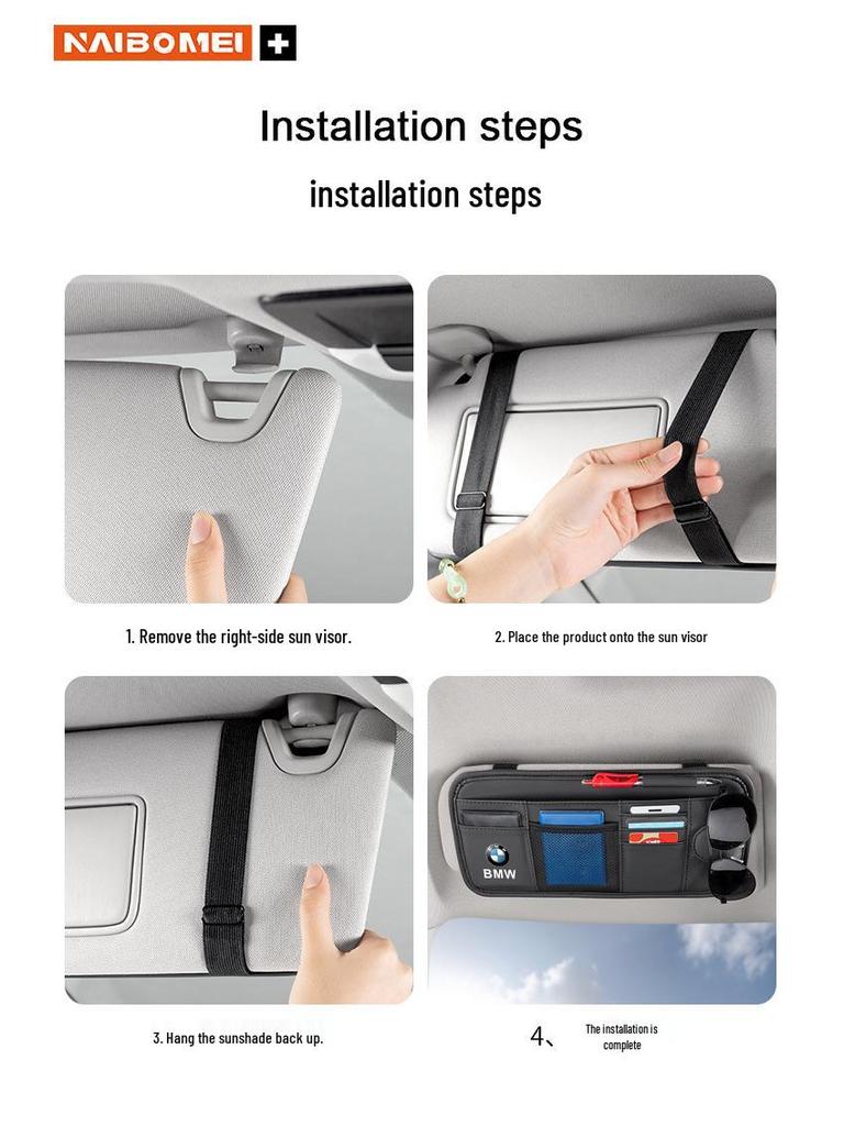 Toyota AQUA Car Sun Visor Multifunctional Storage Clip & Decorative Card Holder