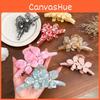 Elegant Oversized Floral Acetate Hair Claw Clip For Sophisticated Women In Spring 2024