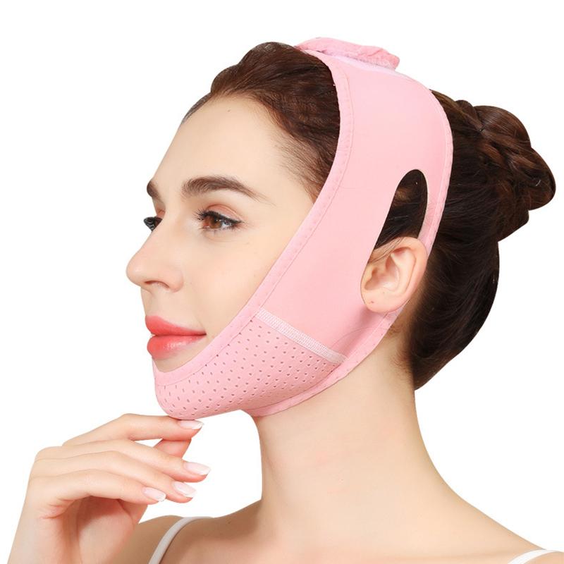 Reusable Face Strap V Line Mask Double Chin Reducer Chin Up Patch Chin Strap V Shaped Belt V Shaped Face Mask for Sagging