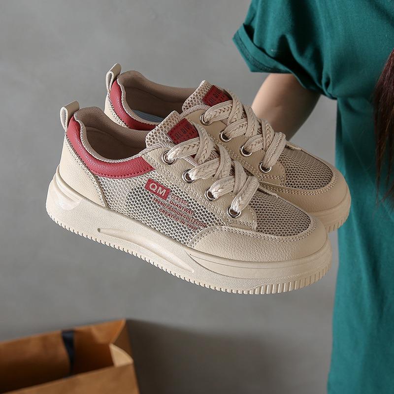 Summer new hollow little white shoes female students thick-soled versatile casual women's shoes 6-