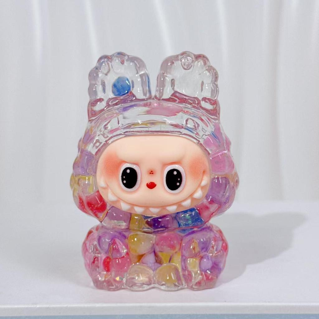 Labubu Oil Quicksand Blind Box DIY Cute Handmade Doll Ornaments