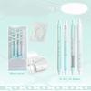 4 Pcs Pressing Pen 0.5mm Retractable Pen Black Ink Gel Pen Neutral Pen Writing Pen Ballet Strap Bows Gel Ink Pen