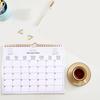 2026 Year Calendar Multilingual Coil Calendar for Wall 12 Month Modern Decorative Planner for Bedroom Dormitory Apartment Family