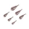 10Pcs Lead Sinker Reverse Fishing Lead Rotating Eight-Shaped Ring Fishing Lead Sinker Sliding Lead Water Drop Lead Sinker