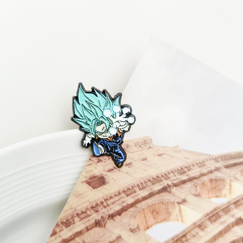 Dragon Ball Manga Pin Anime Lapel Pins Backpacks Cute Things Vegeta Goku Brooches Badges on Backpack Brooch for Clothes Jewelry