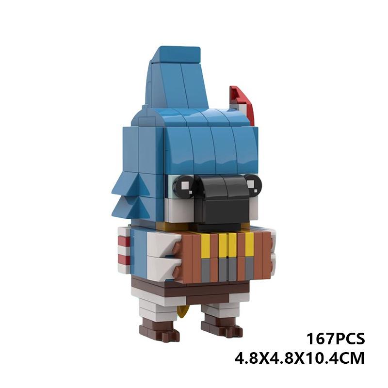 Building Block Compatible With 63881 Kass Square Head Boy, Legend Of Zelda Birdman, Toy Peripherals, Model