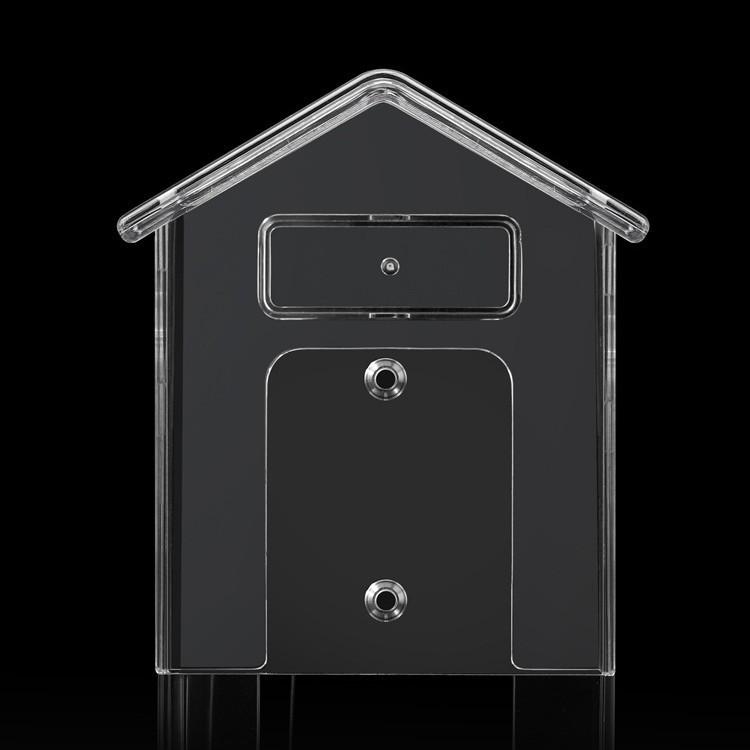 Waterproof Wireless Doorbell Transmitter Cover: Transparent Outdoor Rain Protection