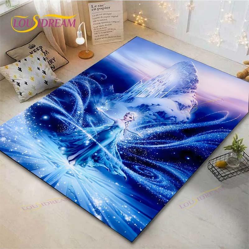 Frozen Anime Carpet Living Room Bedroom Bedside Mat Study Room Computer Chair Home Fashion Floor Mat Area Rug