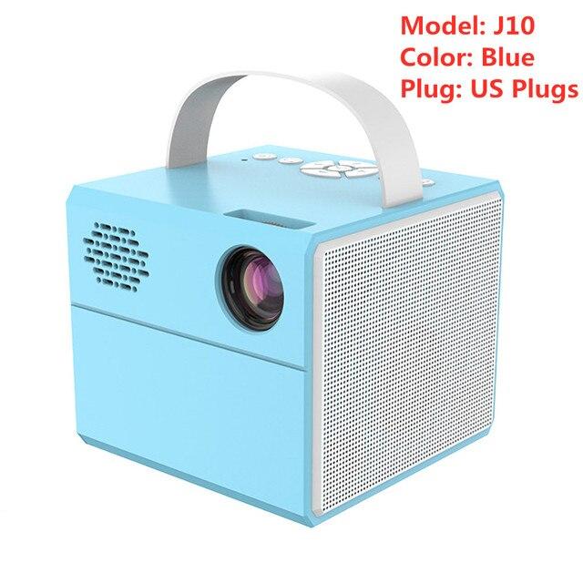 J10 Mini projecteur PK Q2 enfants portable HDMI compatible projecteur éducation Mini LED Home Beamer pour cadeau de Noël