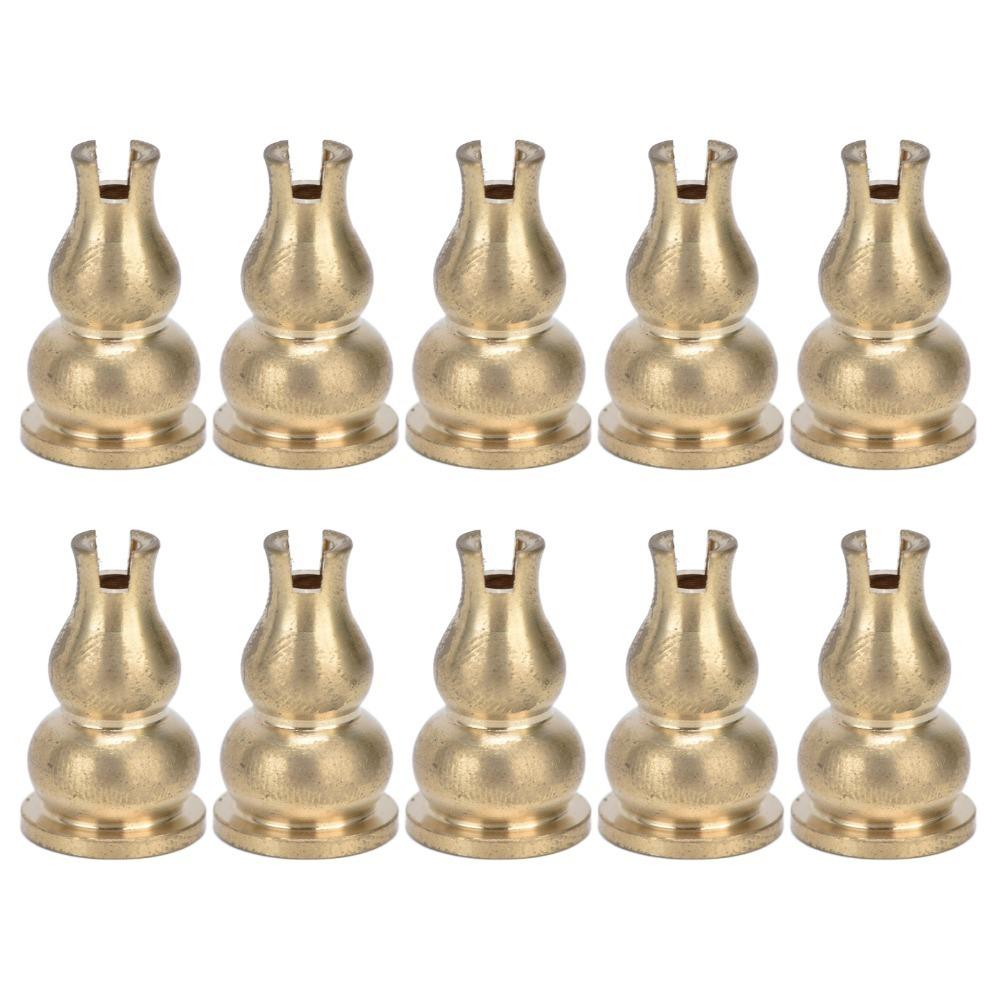 10pcs Copper Multi-type Incense Stand 0.24in Meditation Room Incense Decor Indoor Meditation Area