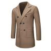 Autumn and Winter Men's Woolen Jacket Woolen Coat Casual Trench Coat