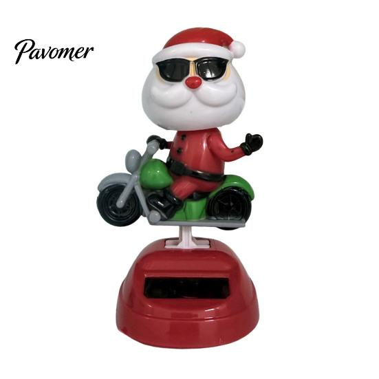 Festliche Auto-Innenraum-Accessoires Solarbetriebenes tanzendes Ornament, Kreative Armaturenbrett-Weihnachts-Cartoonfigur für den Weihnachtsmann Auto-Dekoration,