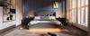 Upholstered Bed 180×200, Double with 4 Drawers, LED Lighting and USB-C Charging, Storage and Youth with Slatted Frame, Velvet, Grey, without Mattress