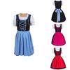 Vintage Style Bavarian Dirndl Dress For Oktoberfest And Festival Cosplay