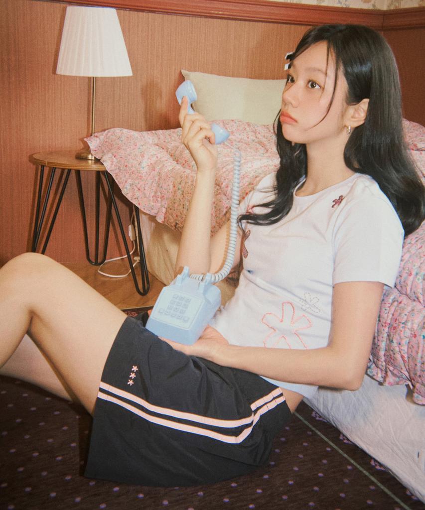 1993STUDIO W Nylon Track Shorts_Navy