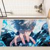 Popular Anime J-jujutsu K-kaisen Gojo Satoru Bathroom Mat Non-Slip Laundry Room Mat Laundry Decor Balcony Child Living