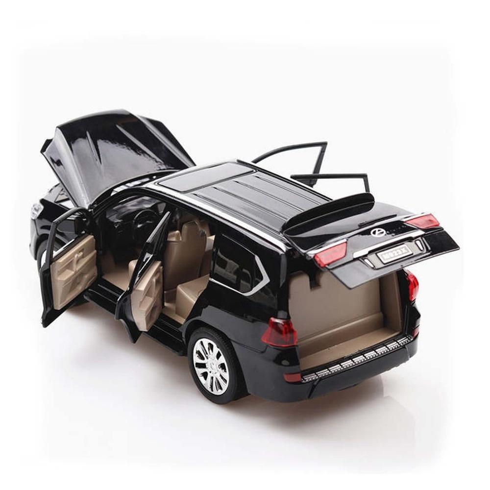Clearance SalesKLT 1:24 Lexus LX570 Diecast 20cm Alloy Model Car for Kids Toys for Boys Cars Toys for Kids