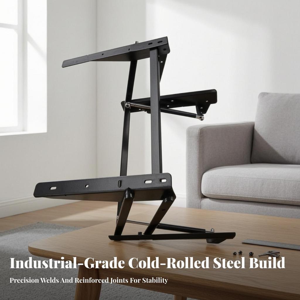 Coffee Table Lift Mechanism Folding Hydraulic Hinge Convenient for DIYers