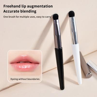 Lip Makeup Brush Lipstick Lip Gloss Brush Dual Use Eyeshadow Foundation Brush Applicator Travel Cosmetic Beauty Tool