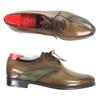Pristine BERLUTI Leather Shoes Lapierre Prisse Khaki Leather Mens 6.5 Used