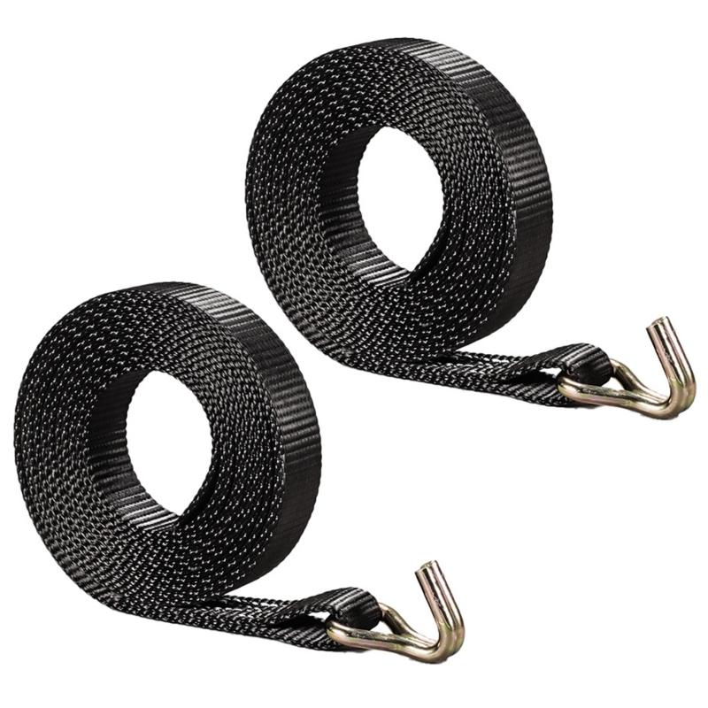 Double Hook Truck Cargo Straps Portable Sturdy Bungees Tie Downs Convenient for Safe Transport and Storage Solution
