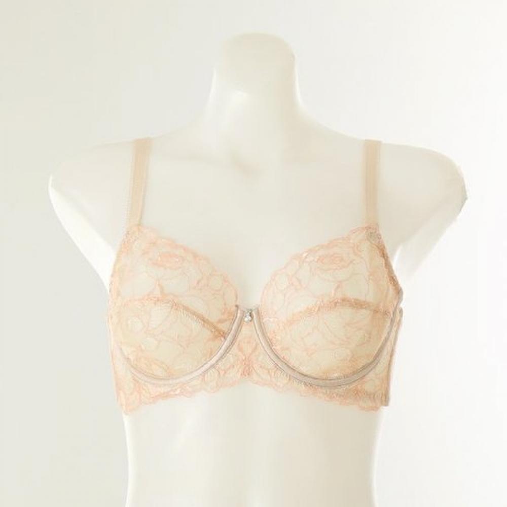 

Wacoal Angel Net Flower Embroidery Bra Cd Cup [dbr0469c D] navy/75C