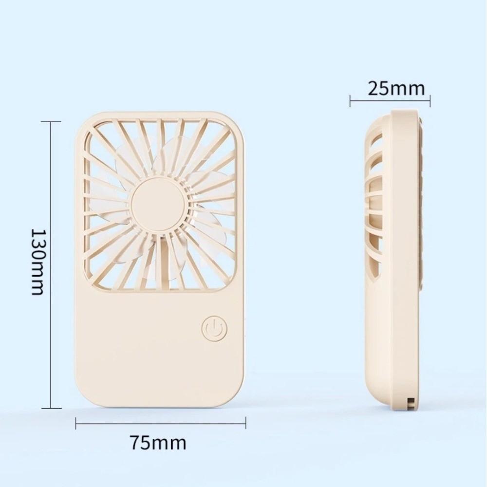 3 Speed Mini Handheld Fan USB Rechargeable Desktop Stand Fan Pocket Fan For Outdoor Travel