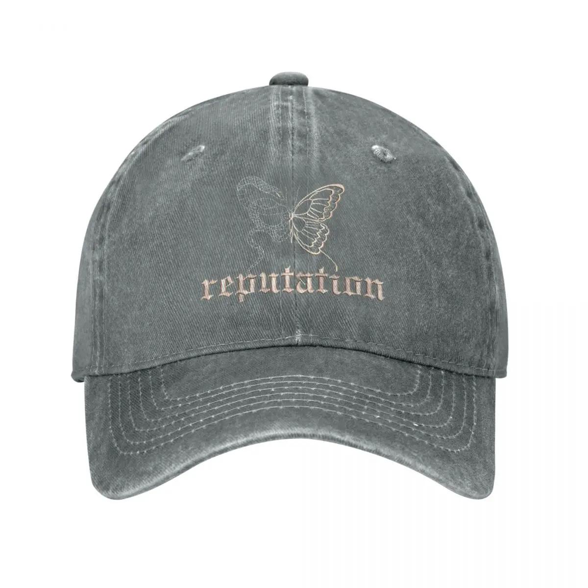 

Reputation TS Singer Swiftie 1989 Unisex Style Baseball Cap Distressed Cotton Caps Hat Classic Outdoor Workouts Snapback Hat Adjustable сірий колір