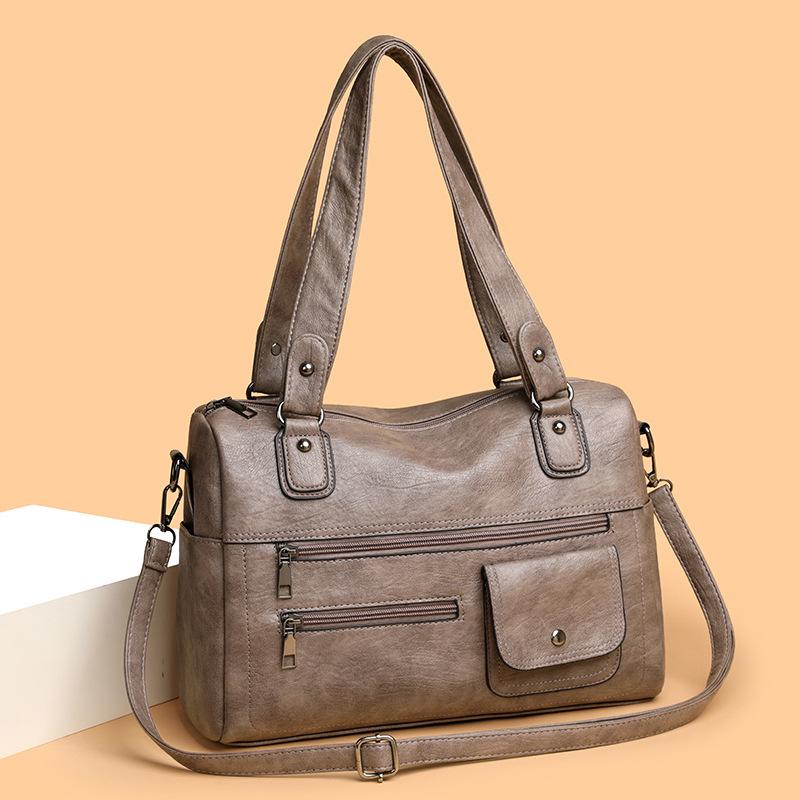 Fasjonabel Enkel og Stor kapasitet Crossbody-veske Casual Reise Tote-veske