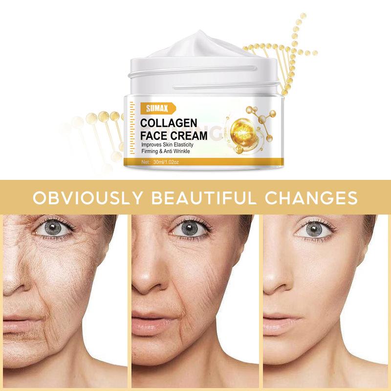 Collagen Cream 30ml Mooth Delicate Radiant and Translucent Rapid Absorption of Skin Retinol Anti Aging Serum