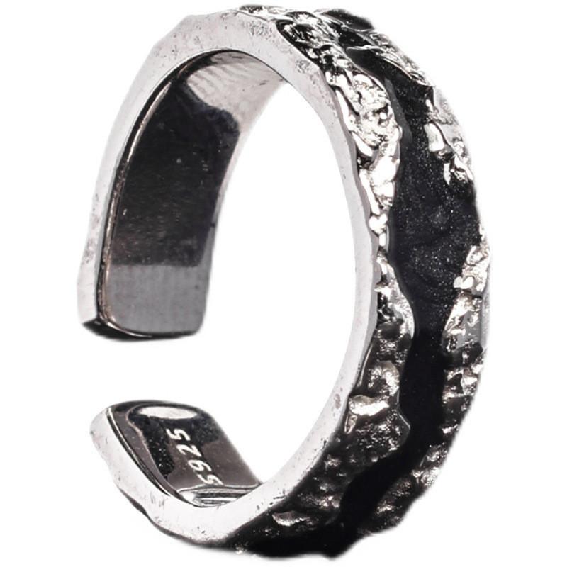 Elegant Ins Womens Fashion Ring Unique Irregular Design Cold Minimalist Style