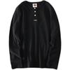 Big Brand Goods ~ Export Label Cutting Factory Direct Sales Fall Winter Men Long-T-Shirt Pure Cotton OEM Goods Tail Goods Bottoming Shirt Fashion