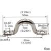 4-Piece Marine-Grade 316 Stainless Steel Deck Rings – Corrosion-Resistant Eye Straps For Boats, Kayaks, Awnings – Sizes 4-10mm – Securing & Hanging