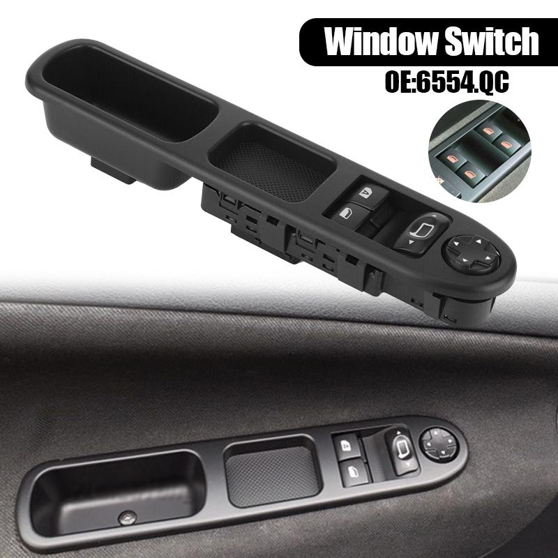 Electric Passenger Window Glass Lifter Control Switch Regulator Button For Peugeot 207 SW Van CC Citroen C3 Car  Accessories