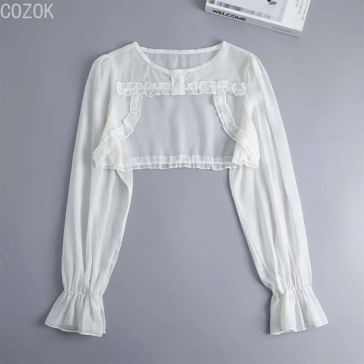 

Женская блузка с длинным рукавом и ложным воротником, женская блузка с отворотом и пуговицами, рубашка со съемным воротником, осенний свитер с ложным воротником