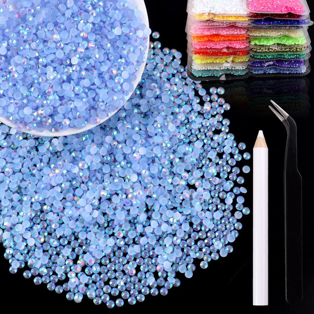 2Mm3Mm4Mm Flat Bottom Resin Drill Diy Handmade Mobile Phone Case Beauty Sticker Drill