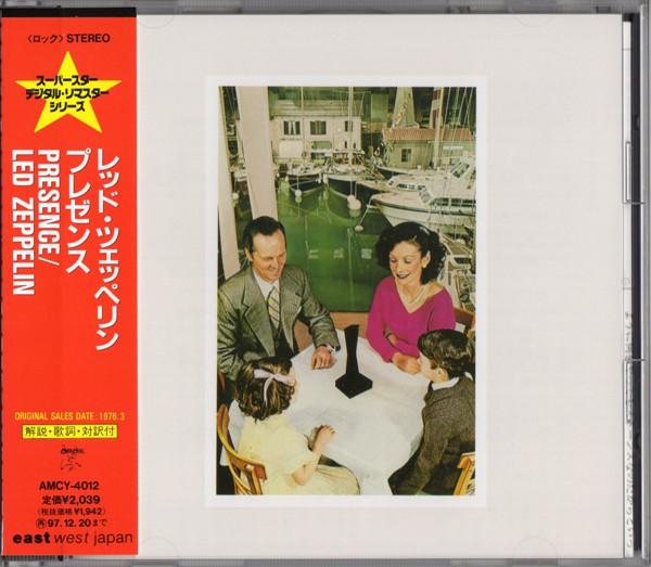 

CD LED ZEPPELIN - Presence AMCY4012 Swan Song 1995 Япония Рок Б/У