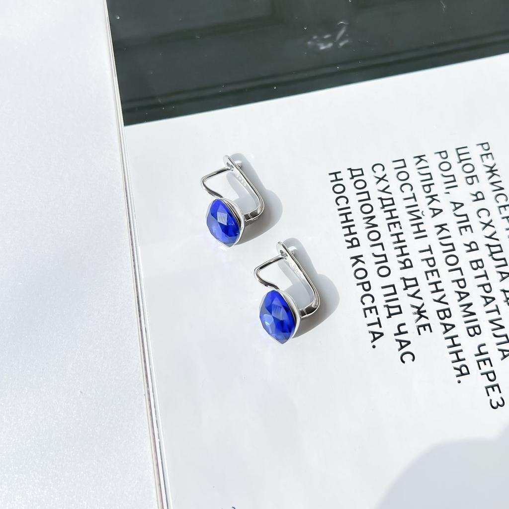 Silver Earrings with Cubic Zirkonia (60001722)