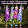 Solarbetriebene Solar Violett Rasenleuchte Außen Wasserdicht Simulationsblumenlampe Muttertagsgeschenke