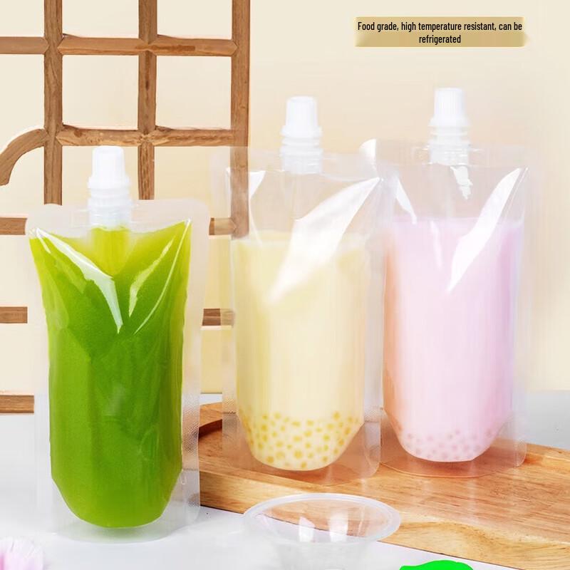

Disposable Transparent Spout Pouches