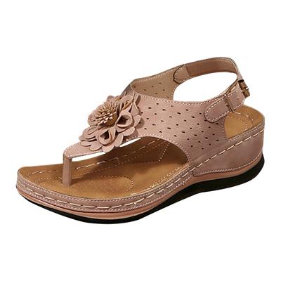 Womens Sandals Wide Ergonomic Design Wedge Toe Sandals Mitigate Foot Fatigue Comfortable And Functional Shoes Sandals For Woman