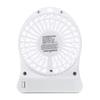 Tragbarer wiederaufladbarer LED-Licht-Lüfter, Kühler, Mini-Schreibtisch-USB-18650-Akku-Lüfter